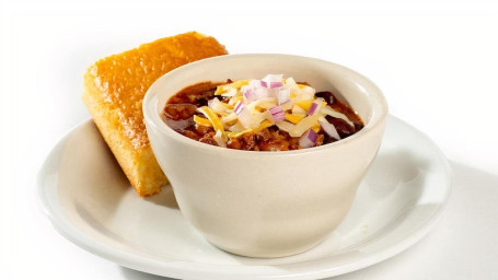 Chili With Cornbread Cup