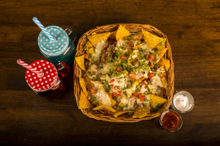 Nachos With Mexican Beans