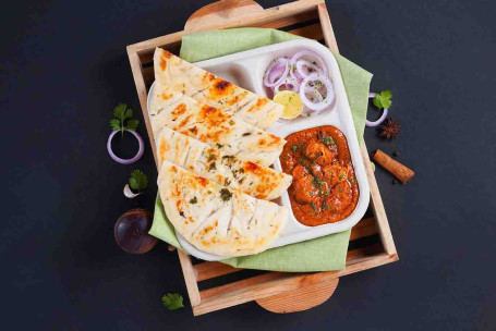 Lunchbox Kulcha Con Pane Di Pollo Al Burro Affumicato