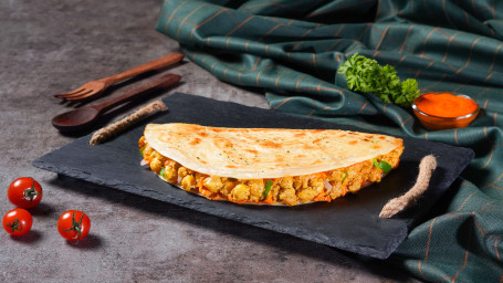 Chatpate Chole Quesadilla (Senza Sensi Di Colpa)