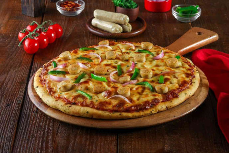 Pizza Con Salsiccia Di Pollo Affumicata [Medium]