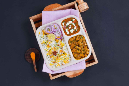 Chole Chawal Dal Lunchbox