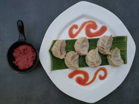 Mint Pepper Chicken Momo (6 Pcs)