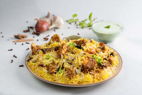 Biryani Di Pollo Hyderabadi Dum (Disossato) (Per 1 Persona)