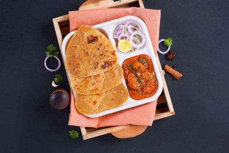 Lunchbox Paratha Di Pollo Al Burro Affumicato (Senza Sensi Di Colpa)