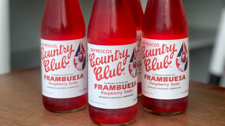 Raspberry Dominican Soda (Refresco Rojo)