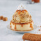 Gelato Al Biscotto Di Loto Con Gelato Alla Cheesecake Con Salsa Butterscotch