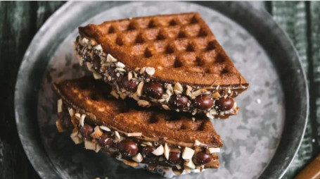 Butterscotch Nutty Waffle