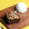 Brownie Al Cioccolato Belga Con Gelato