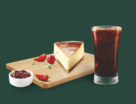 Tall Cold Brew Black Con New York Cheese Cake