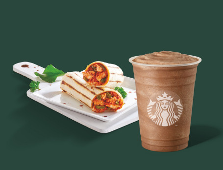 Frappuccino Mocha Alto Con Murg Kathi Wrap