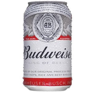 Birra Budweiser Lattina Da 350 Ml