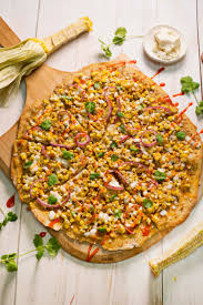 Mushroom And Corn Pizza