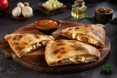 Italy Four Cheese Mushroom Calzone