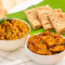 Lauki Chana Dal Marwadi Aloo With Parathas