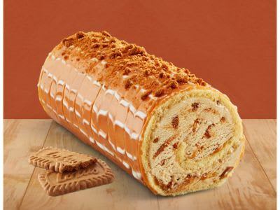 Torta Rotolo Biscoff Di Loto