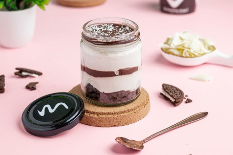 Barattolo Oreo E Mousse Alla Vaniglia