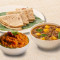 Black Chana (Usal), Kaddu Ki Sabzi With Parathas