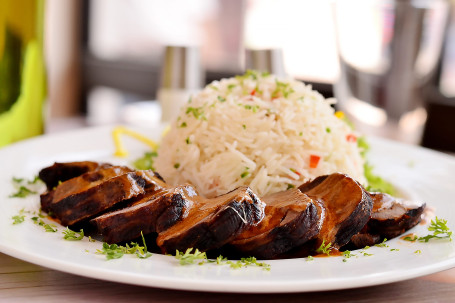 Roasted Lamb In Hot Pot Rice