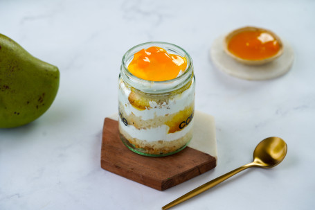 Torta Al Barattolo Di Frutta Al Mango