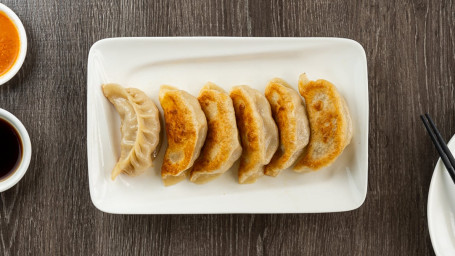 Pork Pot Stickers (6) Zhū Ròu Guō Tiē