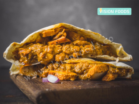 Butter Chicken Naan Turnover