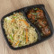 Veg Noodles With Manchurian Chicken [4 Pieces]