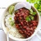 Rajma With Chawal Papad