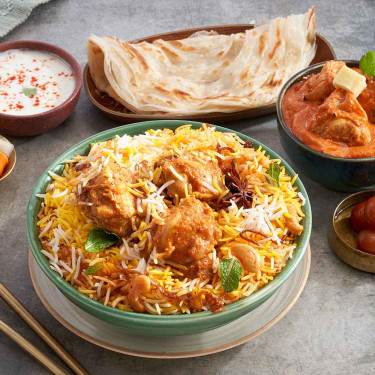 Biryani Di Pollo E Farina Di Pollo Al Burro