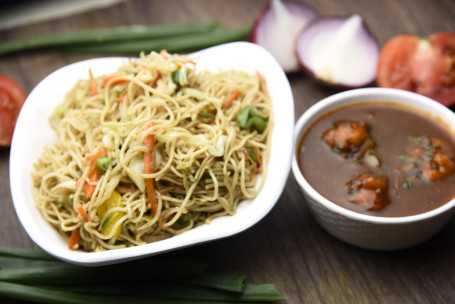 Veg Manchurian Veg Chow Mein