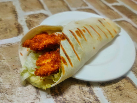 Crispy Fried Chicken Tenders Wrap