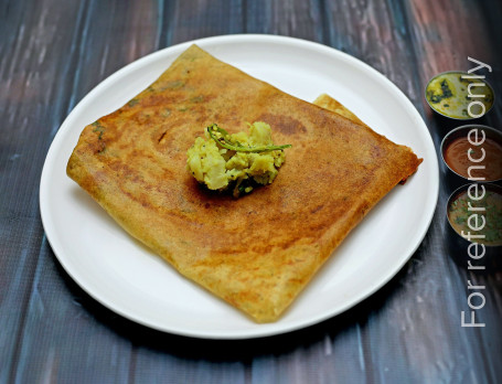 Onion Masala Dosa( Served With Sambar Chutney)