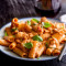 Penne Tomato Chilli Basil With Roasted Chicken