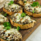 Cheesy Shroomy Bruschetta