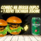 2 Na Brasa Burger Duplo 1 Coca Lata 350Ml