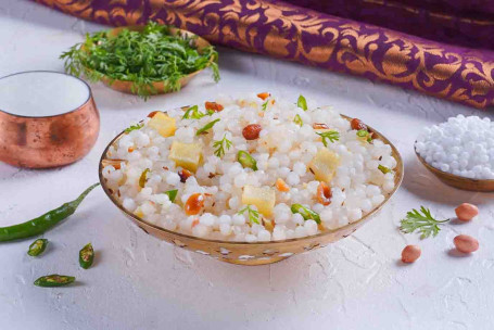 [Meno Di 600 Calorie] Farina Di Cagliata Sabudana Khichdi