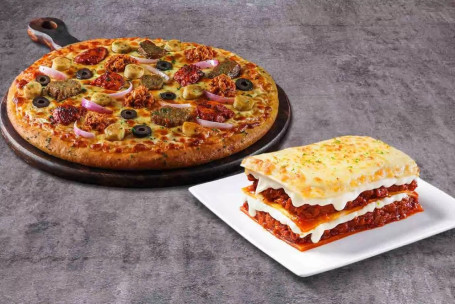 Pizza Lasagne Combo Non Veg