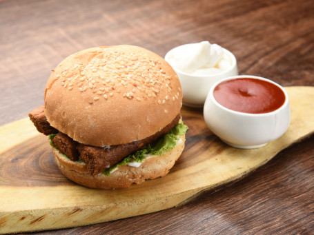 Crispy Chicken Kebab Burger