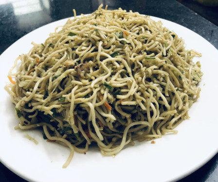 Egg Chicken Burnt Garlic Coriander Noodles