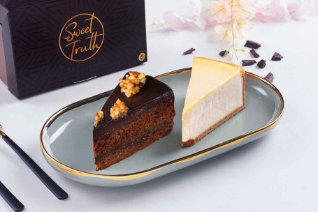 Cheesecake Di New York Con Pasta Al Tartufo Al Cioccolato (Scatola Da 2)