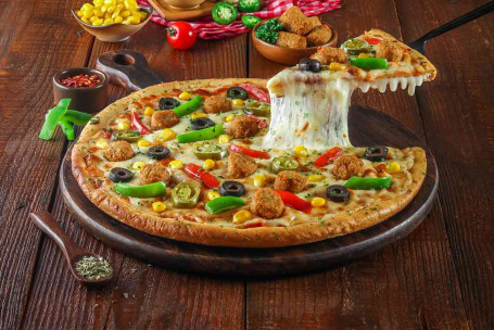 Veg Falafel Supreme Pizza Cheese Burst Pizza [Medium]