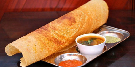 Masala Dosa-Ghee Serve With Coconut Chatni Hot Sambhar 500 Ml Drinking Water Complimentary