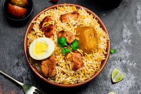 Chicken Kathi Biryani[Serves 1, 750 Ml]