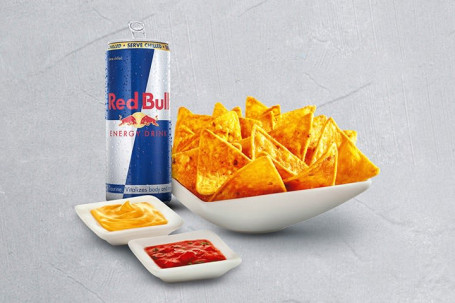 Combo Redbull (330 Ml) E Nachos (180 Gms).