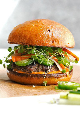 Makhni Veg Burger