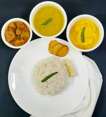 Prawn Bhapa Thali [S30]