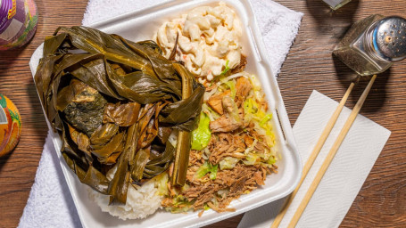 Kalua Pork And Lau Lau Combo Plate