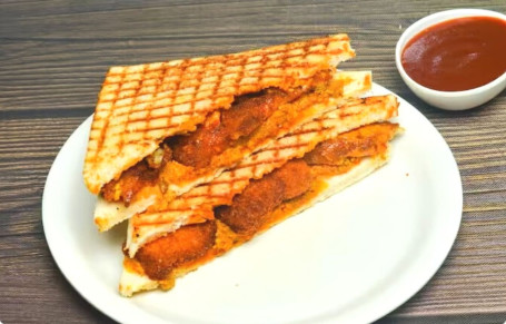 Fried Nugget Grilled Sandwich