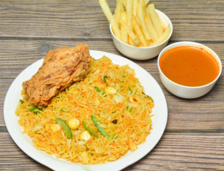 Arrowz Rice With Hot Crispy Chicken