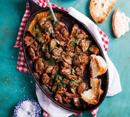 Chicken Liver Fry (Salad)